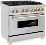 ZLINE Autograph Edition 36″ 4.6 Cu. Ft. Dual Fuel Range - Image 6