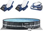 Intex Ultra XTR Round Frame Pool with Pump, Cooler, and Floats (2 Pack) - Image 2