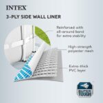 Intex Prism Frame 16′ x 8′ x 42′ Rectangular Above Ground Pool Set - Image 10