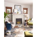 Alaya Wall Mounted Electric Fireplace Sand & Stable Finish - Image 11
