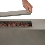 Real Flame Aegean 70″ Rectangle Propane Fire Table - Image 6