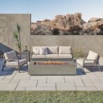 Real Flame Aegean 70″ Rectangle Propane Fire Table - Image 7