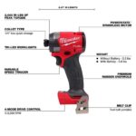 Milwaukee M18 FUEL Cordless Brushless 5 Tool Combo Kit - Image 6