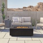 Real Flame Aegean 42″ Rectangle Propane Gas Outdoor Fire Table - Image 3