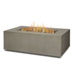 Real Flame Aegean 42″ Rectangle Propane Gas Outdoor Fire Table - Image 2