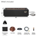 Real Flame Lanesboro Propane or Natural Gas Fire Pit Table - Image 7