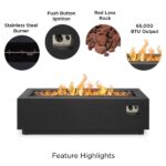 Real Flame Lanesboro Propane or Natural Gas Fire Pit Table - Image 8