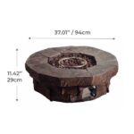 Red Barrel Studio Kimily Propane Outdoor Fire Pit - Image 6