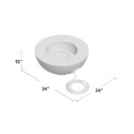 Orren Ellis Lunar Bowl / Roca Outdoor Concrete Fire Pit - Image 6