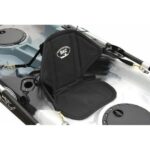 Brooklyn Kayak UH-FK184-GRY 9 ft. 2 in. Sit on Top Single Fishing Kayak Seat And Paddle – Grey Camo - Image 5