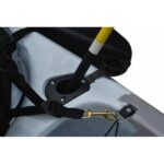 Brooklyn Kayak UH-FK184-GRY 9 ft. 2 in. Sit on Top Single Fishing Kayak Seat And Paddle – Grey Camo - Image 6