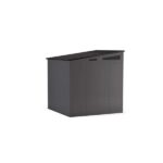 Suncast Modernist 7 ft. x 7 ft. Resin Vertical Pent Storage Shed with Floor Kit - Image 3