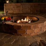 Necessories Wood Burning Fire Pit Kit 48″ w/ Cooking Grate, Concrete in Santa Fe - Image 5