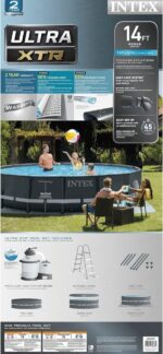 Intex Ultra XTR 14 ft. Round 42 in. Deep Soft Sided Above Ground Swimming Pool - Image 5