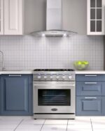 Cosmo 30 in. 4.5 Cu. Ft. Gas Range with 5 Sealed Burners, Convection Oven, - Image 7