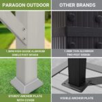 Paragon Outdoor Florence Freestanding Pergola PR100N1 - Image 6