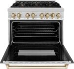 ZLINE Autograph Edition 36″ 4.6 Cu. Ft. Dual Fuel Range - Image 7