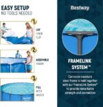 Bestway Steel Pro Max 15′ x 48″ Round Above Ground Pool Kit - Image 5