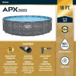 Bestway APX 365 18’x52″ Round Above Ground Swimming Pool Set with Pump & Ladder - Image 7