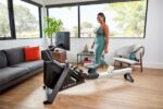 Aviron Strong Series Rower: 22″ HD Touchscreen, Dual Air & Magnetic Resistance up to 100 lbs. Game-Based Workouts, Streaming, Compact Design - Image 7