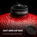 Kamado Joe Big Joe I 24 in. Blaze Red Ceramic Charcoal Grill - Image 6