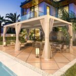 EROMMY 12’x24′ Outdoor Louvered Pergola Gazebo - Image 3