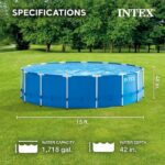 Intex 15′ x 48′ Metal Frame Above Ground Pool Set - Image 7