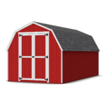 Little Cottage Co. 8 x 16 Foot Value Gambrel Barn with 4 Foot Sidewalls – Precut Kit - Image 2