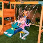 KidKraft Falcon Ridge Wooden Swing Set/Playset - Image 5