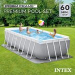 Intex Prism Frame 16′ x 8′ x 42′ Rectangular Above Ground Pool Set - Image 5