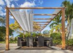 Florence Aluminum Pergola with Canopy Paragon Outdoor - Image 7