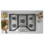 GE 30-Inch Built-In Gas Cooktop JGP5030SLSS - Image 6