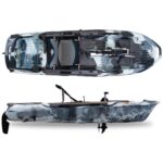 3 Waters Big Fish 108′ Length Urban Camo Pro Fish Pedal Drive Cathedral Hull - Image 2