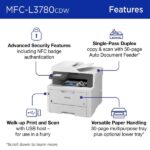 Brother MFC-L3780CDW Wireless Laser Color Printer - Image 3