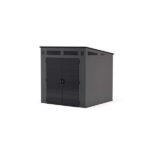 Suncast Modernist 7 ft. x 7 ft. Resin Vertical Pent Storage Shed with Floor Kit - Image 5