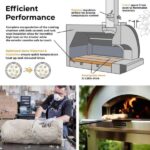 Fontana Forni Marinara Wood-Fired Pizza Oven – Anthracite – FTMARIN-A - Image 7