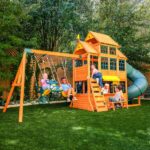 KidKraft Falcon Ridge Wooden Swing Set/Playset - Image 7