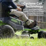 Greenworks 60V 42″ Cordless Battery CrossoverT Riding Lawn Mower - Image 4