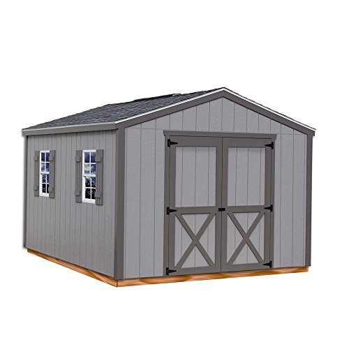 B00FY3WH4U-0-1756074905308.jpg Best Barns Elm 10 ft. x 12 ft. Wood Storage Shed Kit with Floor elm_1012df - Image 1