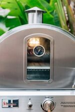 Summerset ‘The Oven’ Outdoor Freestanding Large Capacity Gas Oven with Pizza Stone, Smoker Box and Mobile Cart, 304 Stainless Steel Construction, Natural Gas - Image 5
