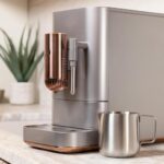 Café Affetto Automatic Espresso Machine + Milk Frother | Built-In & Adjustable Espresso Bean Grinder | One-Touch Brew in 90 Seconds | Steel Silver, 1.2 Liter, (C7CEBBS2RS3) - Image 4