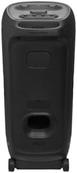 JBL Partybox Ultimate – Multi Purpose Party Speaker, with Wi-fi & Bluetooth Connectivity, Wireless, Lightshow, IPx4 Slashproof, Dual Mic & Guitar Inputs, Handle & Sturdy Wheels, Black - Image 9