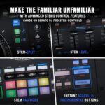 Rane PERFORMER 4-Channel Motorized DJ Controller, 7″ Platters with Displays, Precision Feel Faders, Stem Split, Advanced FX, Serato DJ Pro Included - Image 6