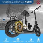 Hiboy MAX Pro Electric Scooter, 46.6 Mi Long Range, 22 MPH Power by 650W MAX Motor, 11” Pneumatic Tires, Split Hub Design, Dual Suspension, 265lbs MAX Load, Commuting Electric Scooter for Adults - Image 3