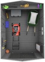 Lifetime Outdoor Storage Shed, 8 x 10 Foot, Gray - Image 7