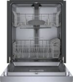 Bosch SHE41CM5N 300 Series 24″ Dishwasher 48 db – Recessed Handle, Stainless Steel - Image 6