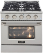 Kucht 30 Gas Range in Titanium