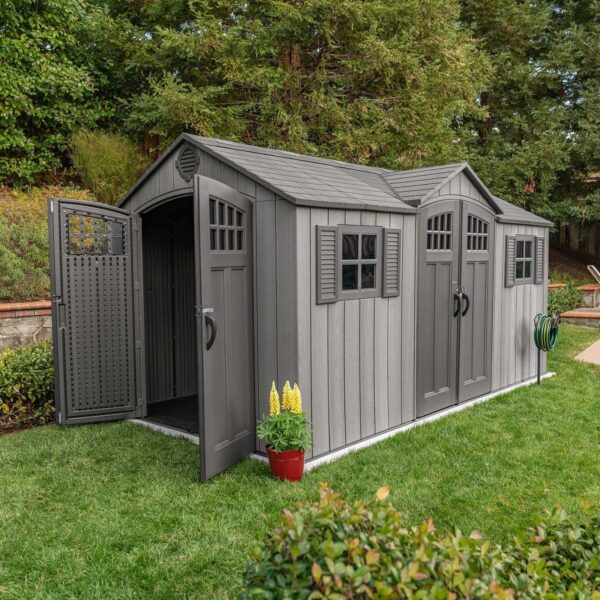 Lifetime 15 Ft X 8 Ft Outdoor Storage Shed – 60318 - Image 7