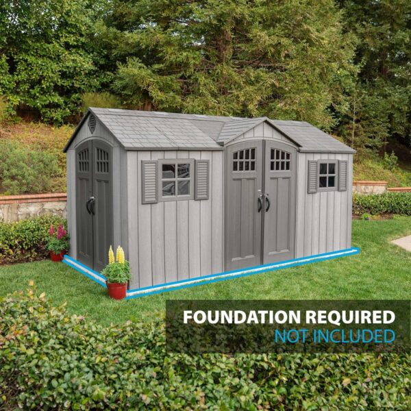 Lifetime 15 Ft X 8 Ft Outdoor Storage Shed – 60318 - Image 10
