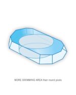 Prism Frame™ 20′ x 10′ x 48″ Oval Above Ground Pool Set - Image 5